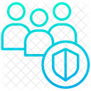Group Network Shield Icon
