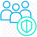 Group Network Shield Icon