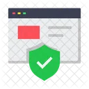 Protected Secure Web Browser Icon