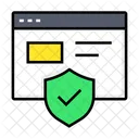 Protected Secure Web Browser Icon