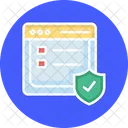Secure Web Site Security Website Firewall Icon