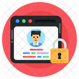 Secure Web Account  Icon