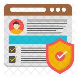 Secure web portal  Icon