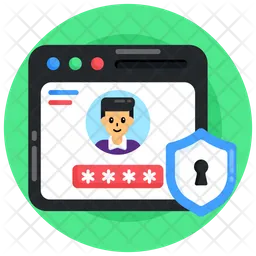 Secure Web Profile  Icon