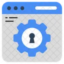 Secure Web Setting Security Configuration Security Management Icon