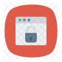 Secure Webpage Lock Secure Icon