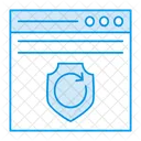 Webpage Shield Security Icon