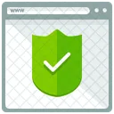 Secured Webpage Shield Icon