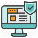 Secure Webpage Web Icon