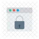 Secure Webpage Lock Secure Icon