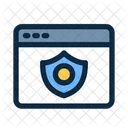 Secure Website Firewall Icon
