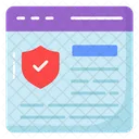 Secure Website Webpage Icon