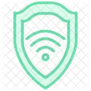 Secure Wi Fi Duotone Line Icon Icon