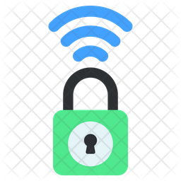 Hotspot shield ogo protected wifi connection icon Vector Image