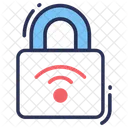 Secure Wireless Lock Protection Icon