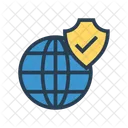 World Security Shield Icon