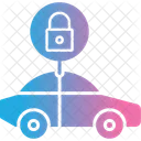 Secured Car Vehicle Icon