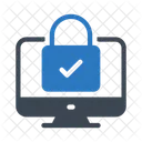 Secured Computer  Icon