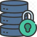 Secured Data Protected Data Secured Storage Icon