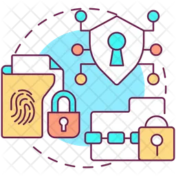Secured data  Icon