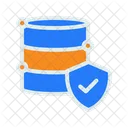 Secured Database Database Protected Database Deadlock Icon