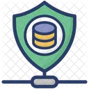 Data Storage Data Bank Safety Secured Database Network Icon