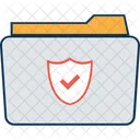 Secured Folder Folder Protection Folder With Shield Icon