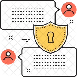 Secured Messaging  Icon