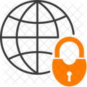 Secured Network Encryption Firewall Icon