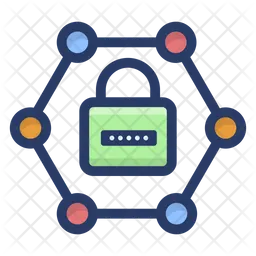 Secured Network  Icon