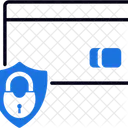 Secured Payment Lock Shield 아이콘