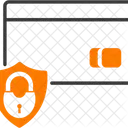 Secured Payment Lock Shield 아이콘