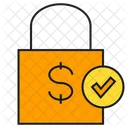 Secured Shopping Shopping Bag Purchase Icon