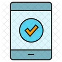 Secured smartphone  Icon