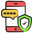 Secured Smartphone Smartphone Mobile Protection Icon