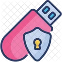 Secured USB Icon