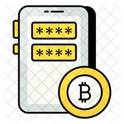 Bitcoin sécurisé  Icône