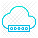 Cloud Reseau Mot De Passe Icône