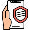 Securite Telephone Portable A La Main Surete Icon