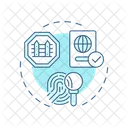 Sécurité des documents de voyage  Icône