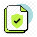 Sécurité des documents  Icône