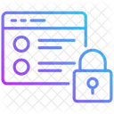 Sécurité des données  Icône