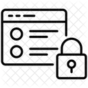 Sécurité des données  Icône