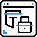 Site Web Securite Surete Icône