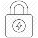 Securite Energetique Thinline Icon Icône