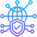 Securite Reseau Internet Defense Icon