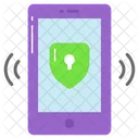 Mobile Telephone Securite Icon