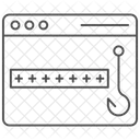Securite Mot De Passe Peche Thinline Icon Icône