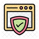 Securite Web Protection Protection Web Icon