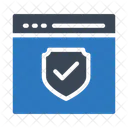 Page Web Protection Internet Icon